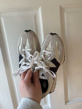 New Balance Beige and Black Women's Sneakers